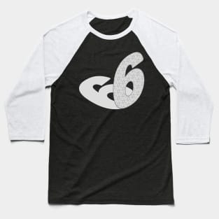 Isometric Number, Number Six Baseball T-Shirt